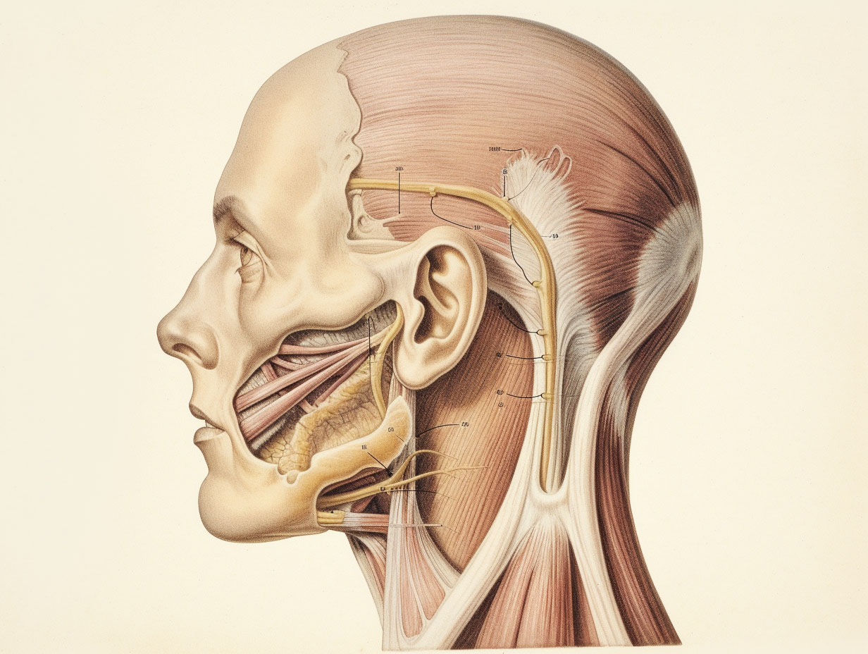 Diseases of the ear and mastoid process digital illustration