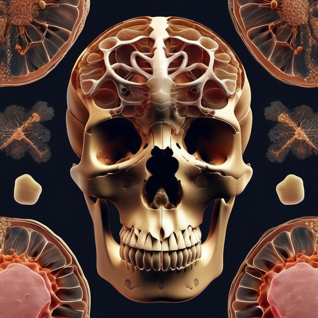 Tuberculosis of bones and joints digital illustration