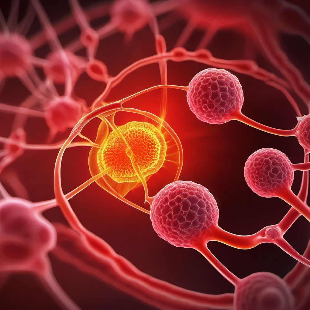 Chlamydial infection of pelviperitoneum and other genitourinary organs digital illustration