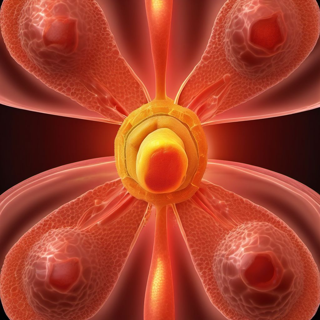 Chlamydial infection of anus and rectum digital illustration