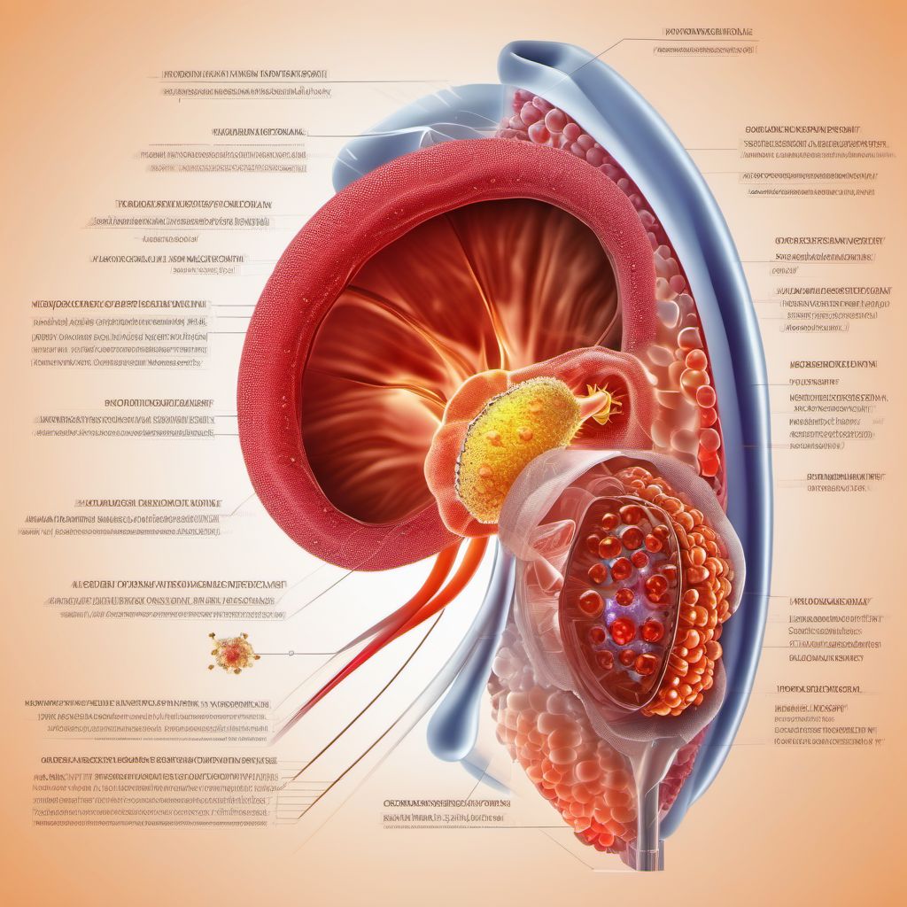 Herpesviral infection of genitalia and urogenital tract digital illustration
