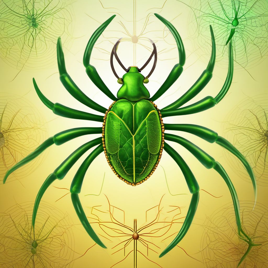 Lyme disease digital illustration
