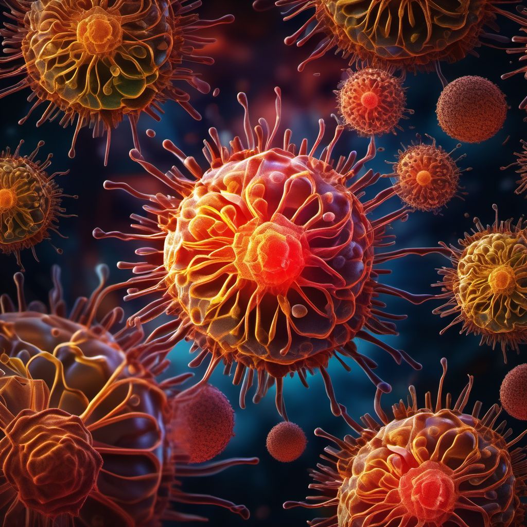 Atypical virus infections of central nervous system digital illustration