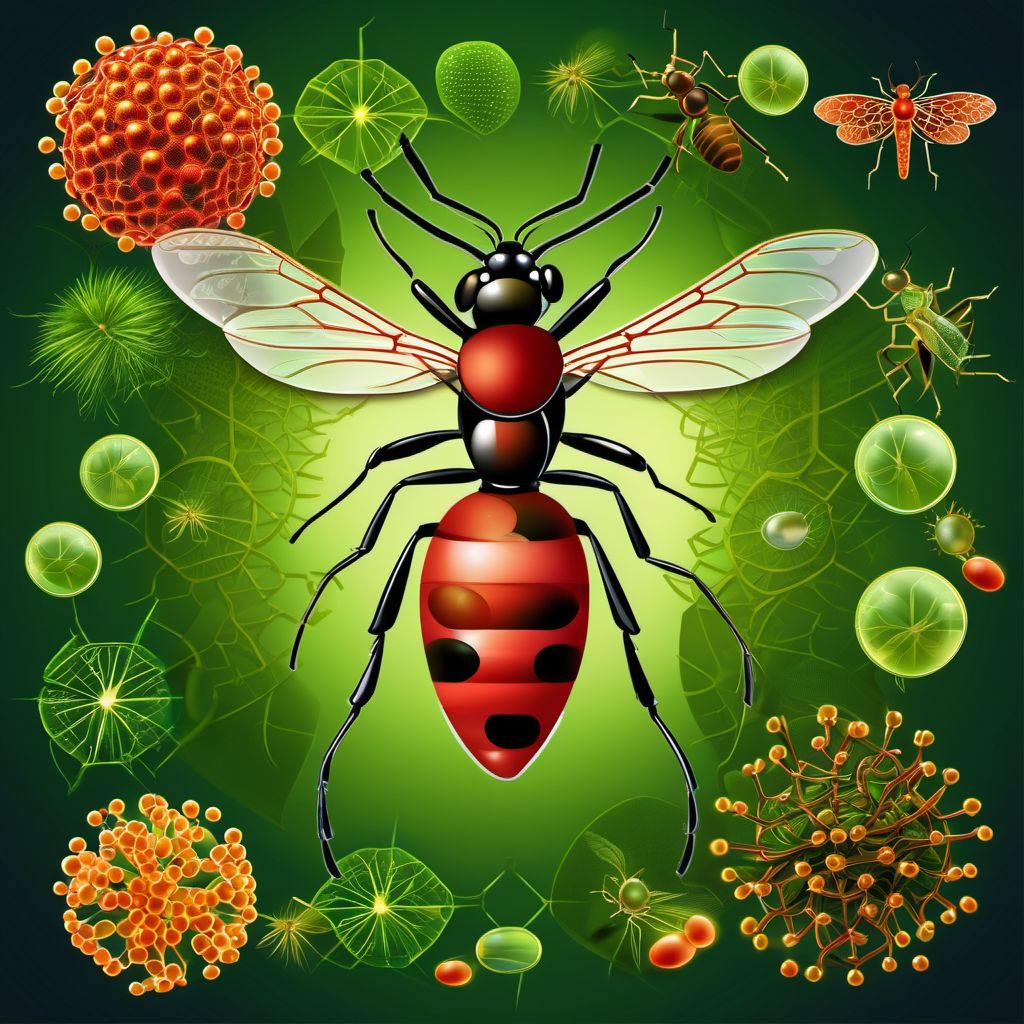 Dengue fever [classical dengue] digital illustration