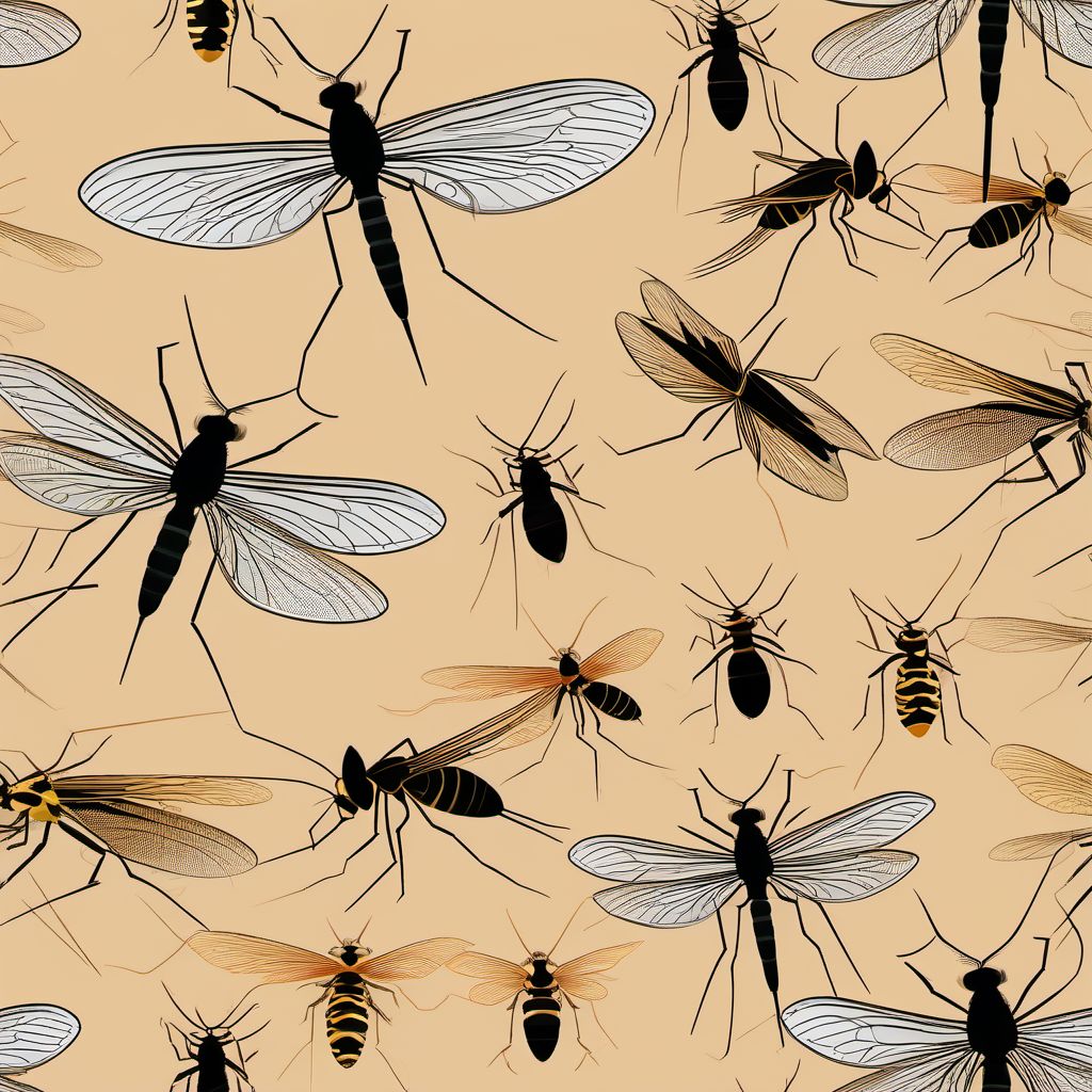 Other specified mosquito-borne viral fevers digital illustration