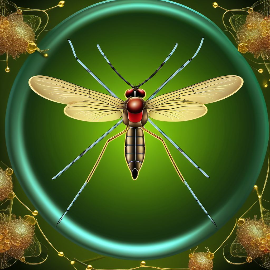 Mosquito-borne viral fever, unspecified digital illustration