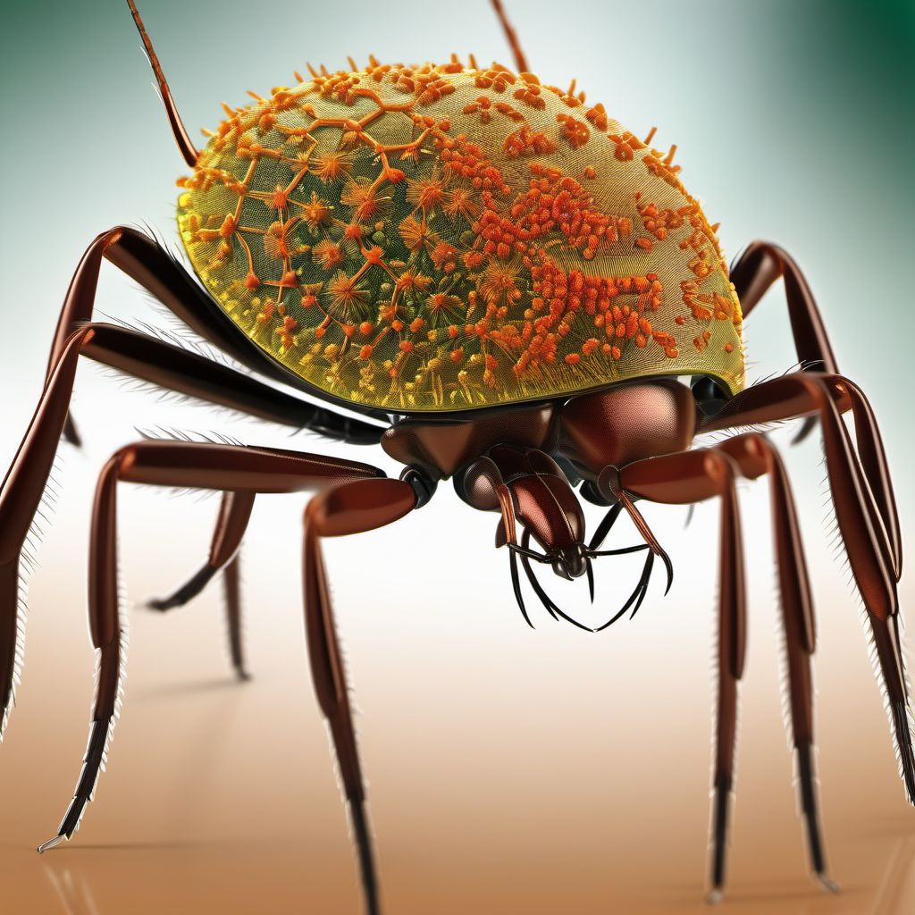 Other arthropod-borne viral fevers, not elsewhere classified digital illustration