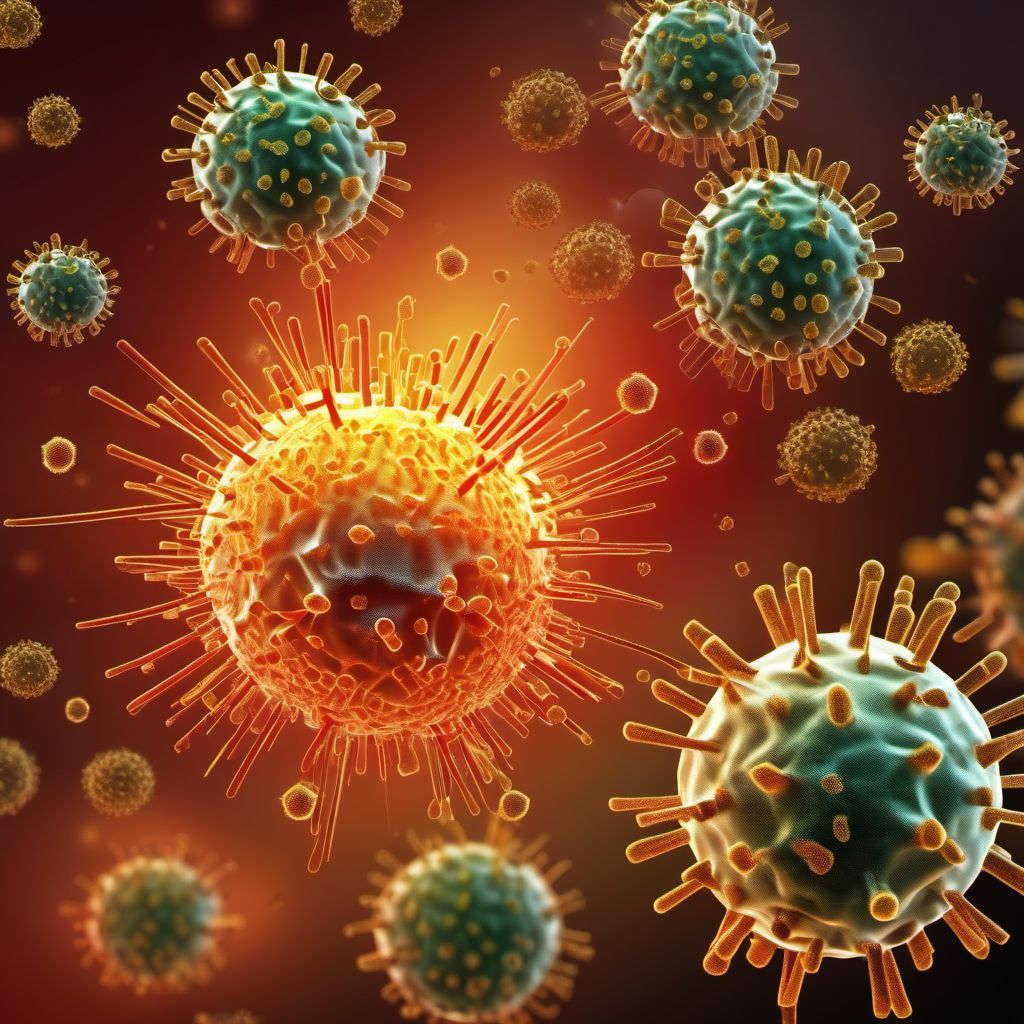 Other orthopoxvirus infections digital illustration