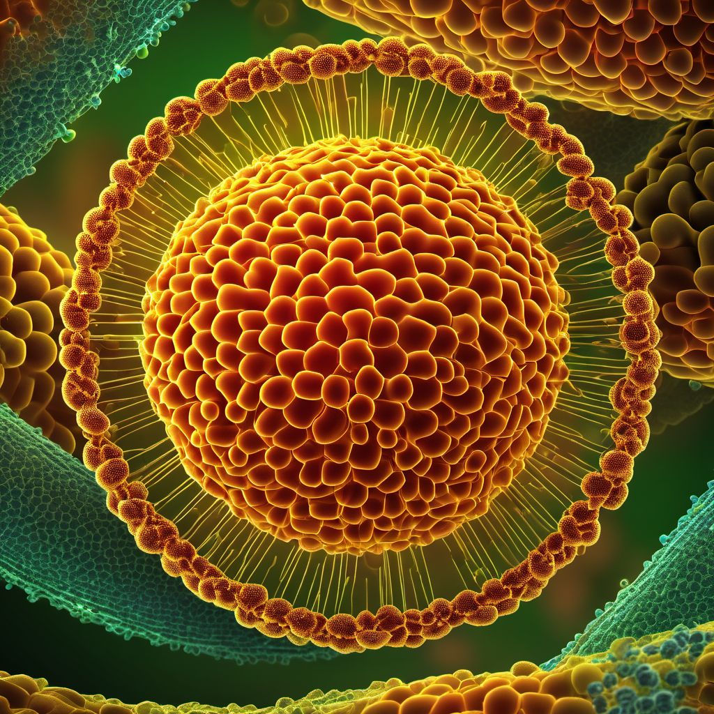 Other human herpesviruses digital illustration