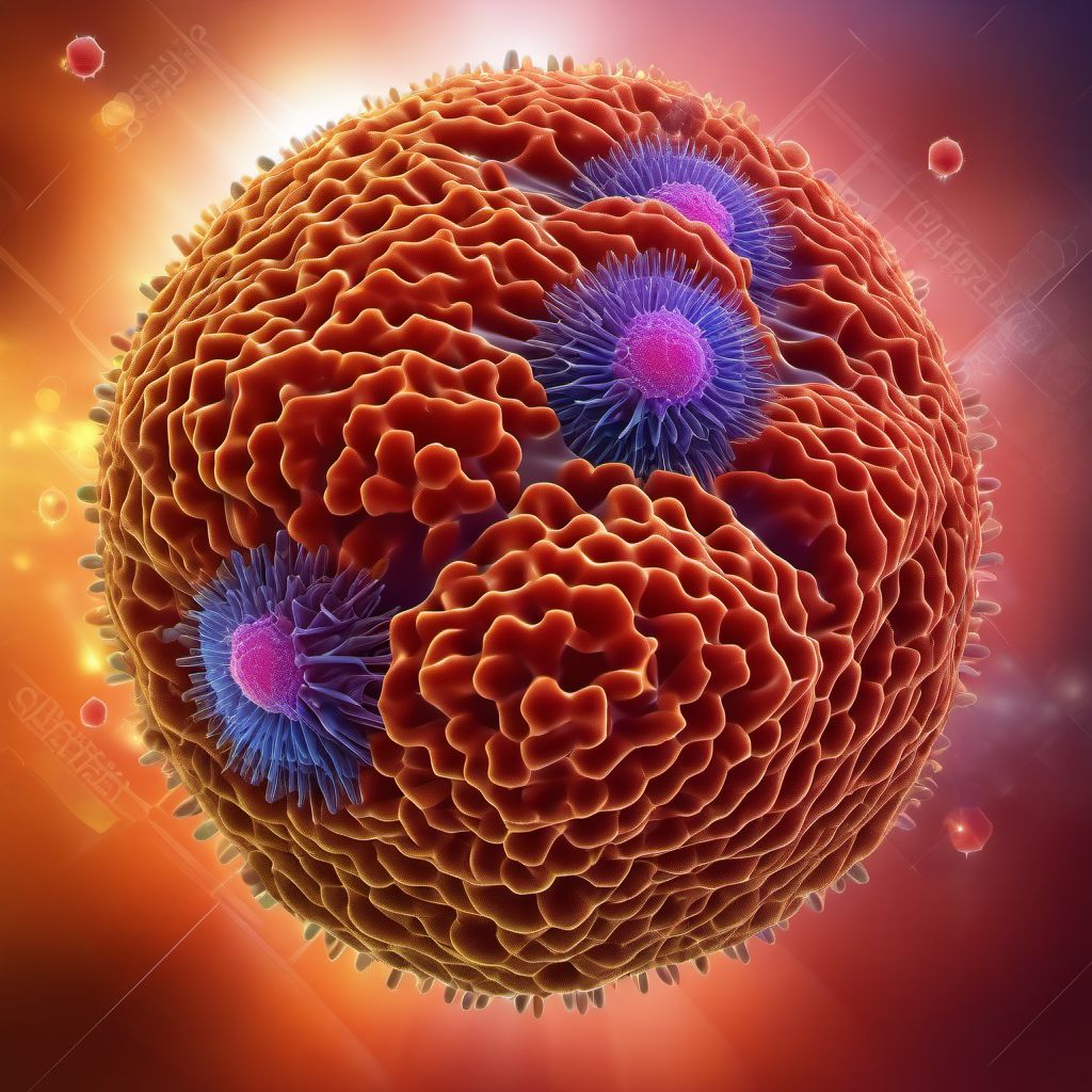 Other human herpesvirus encephalitis digital illustration