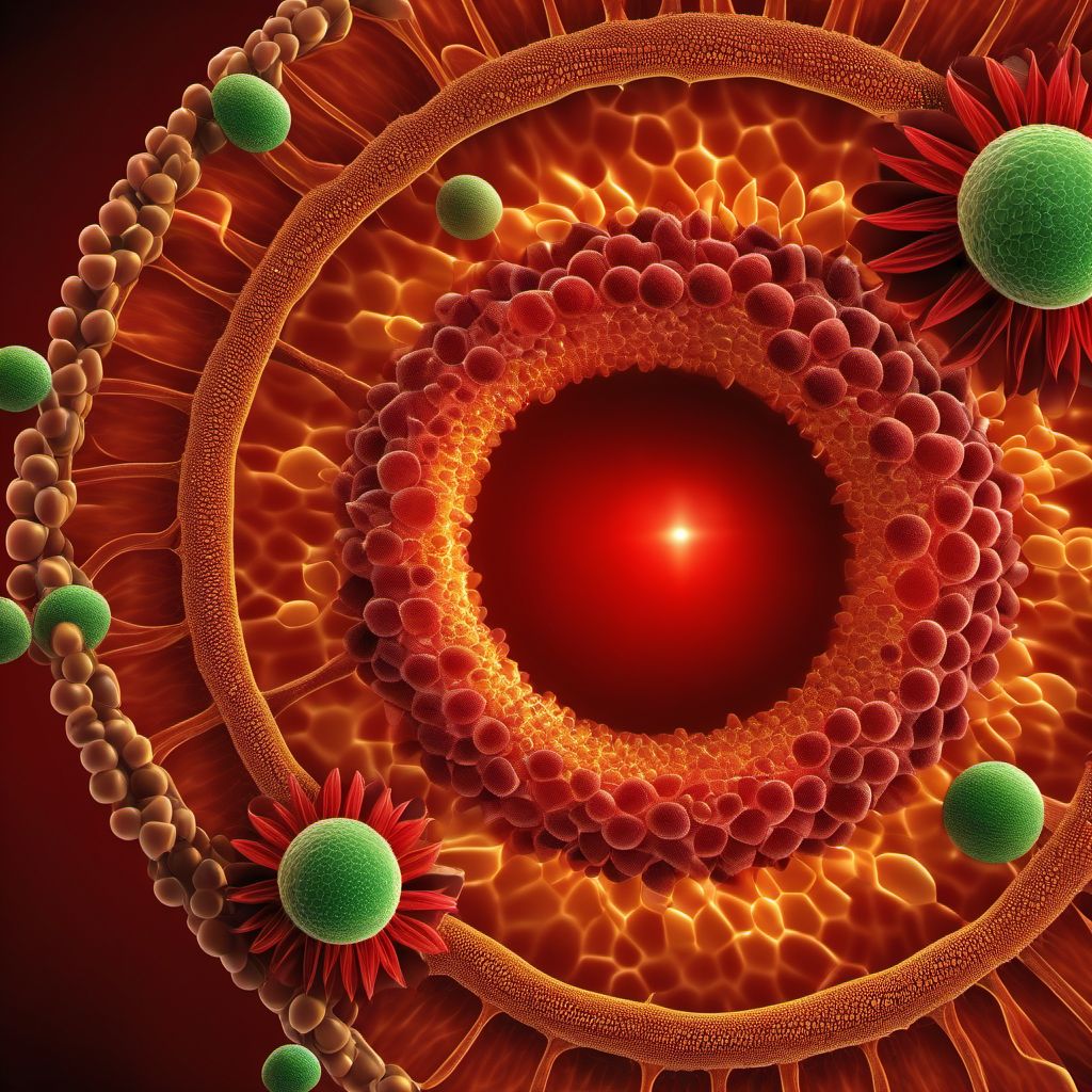 Acute viral hepatitis, unspecified digital illustration