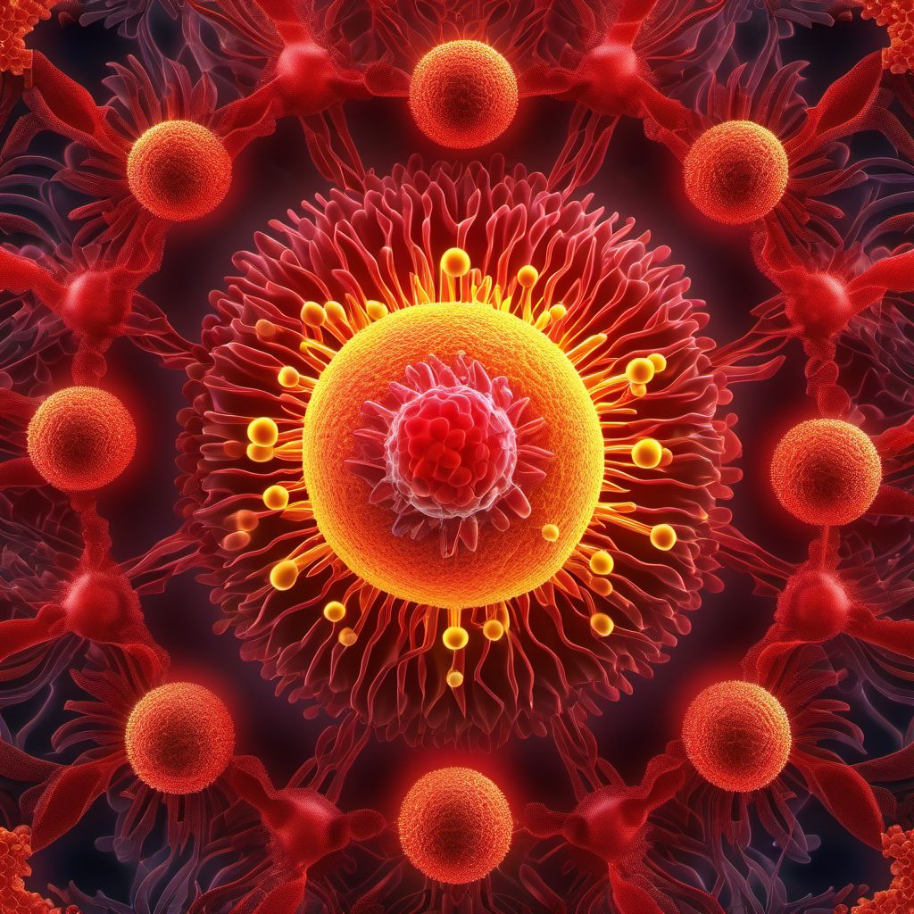 Human immunodeficiency virus [HIV] disease digital illustration