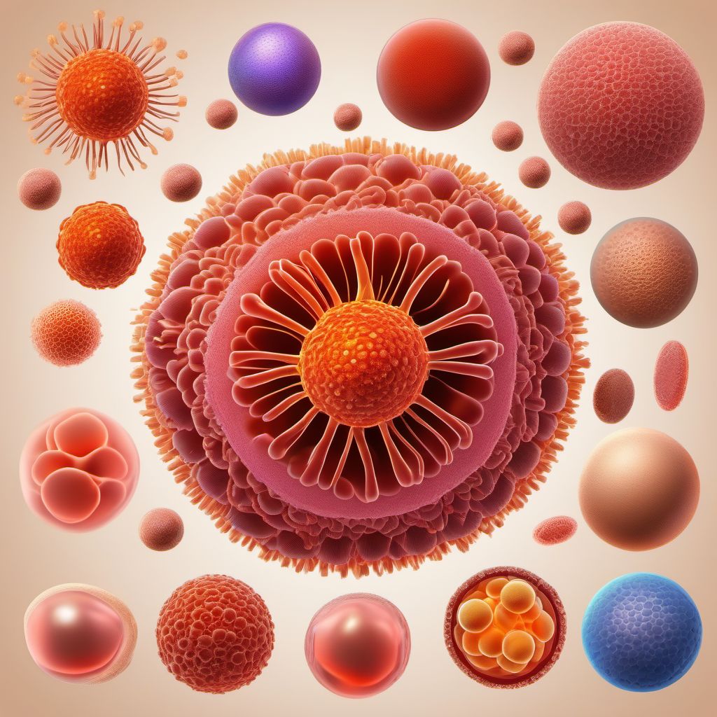 Other forms of coccidioidomycosis digital illustration