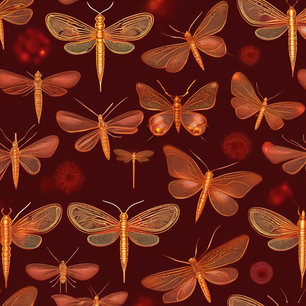Unspecified malaria digital illustration