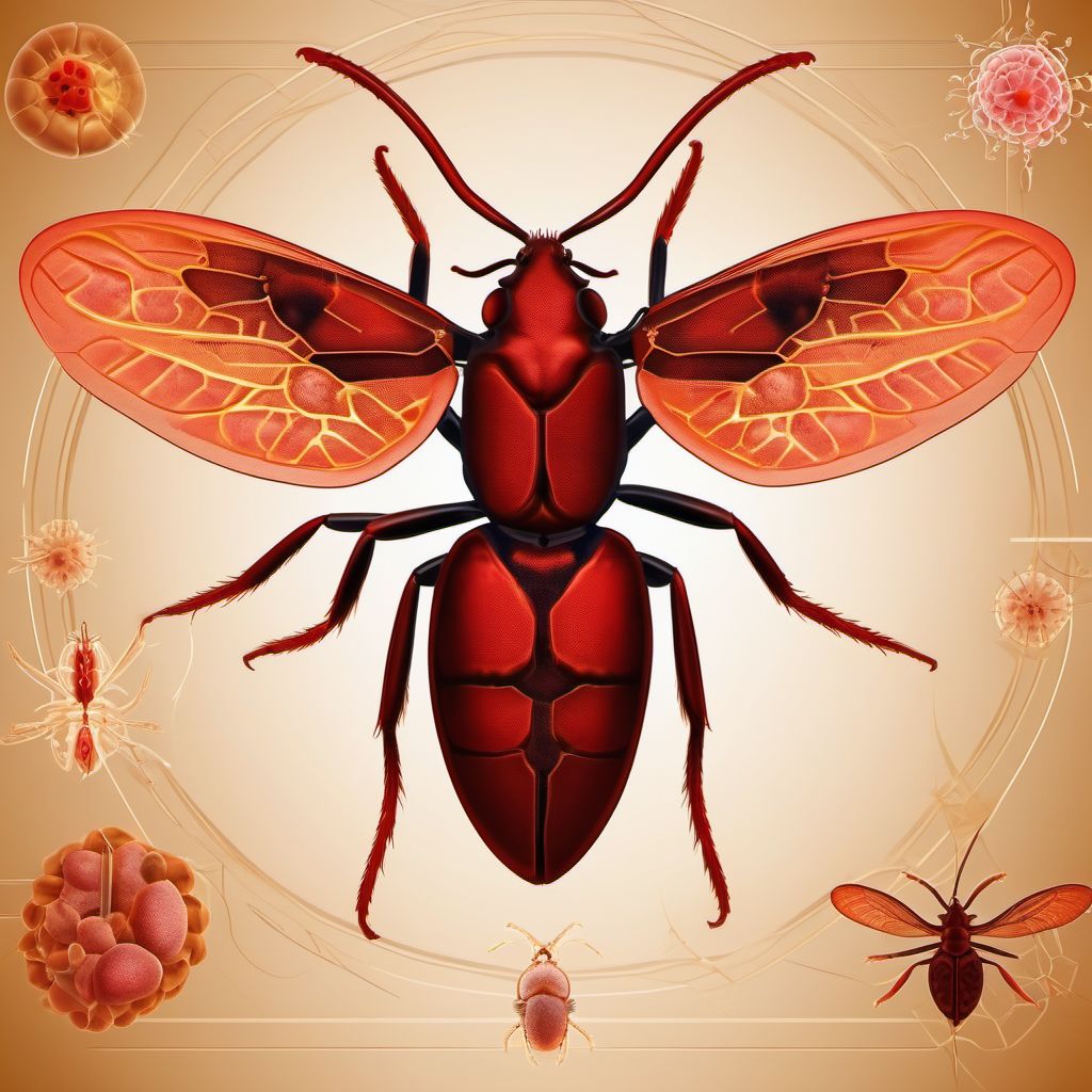 Chagas' disease (chronic) with digestive system involvement digital illustration