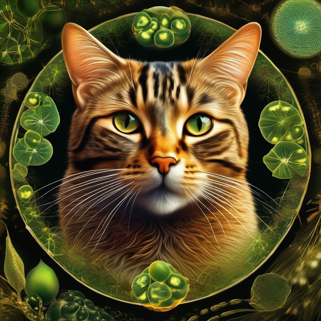 Toxoplasmosis digital illustration