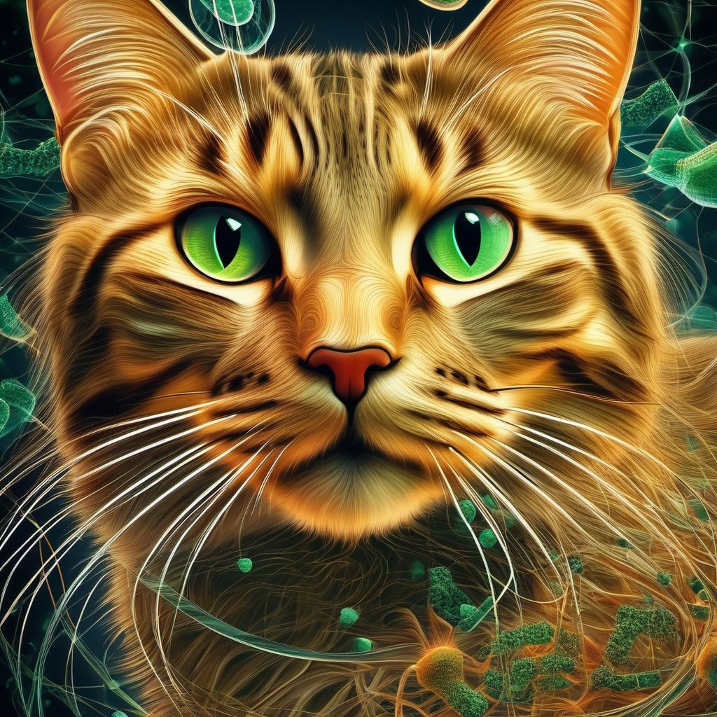 Toxoplasmosis, unspecified digital illustration