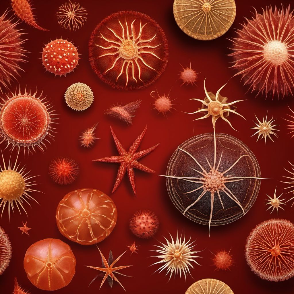 Echinococcosis, other and unspecified digital illustration
