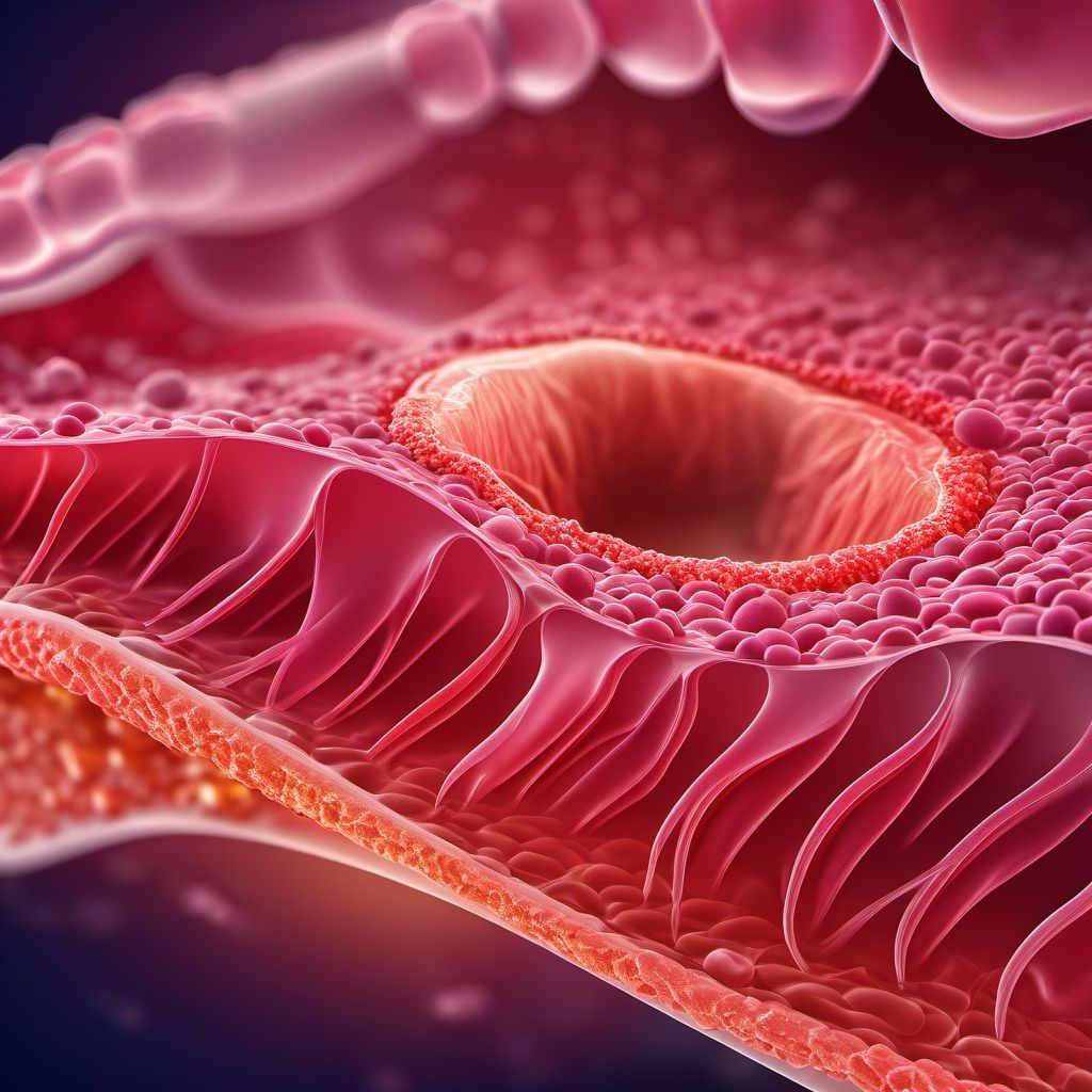 Malignant neoplasm of base of tongue digital illustration