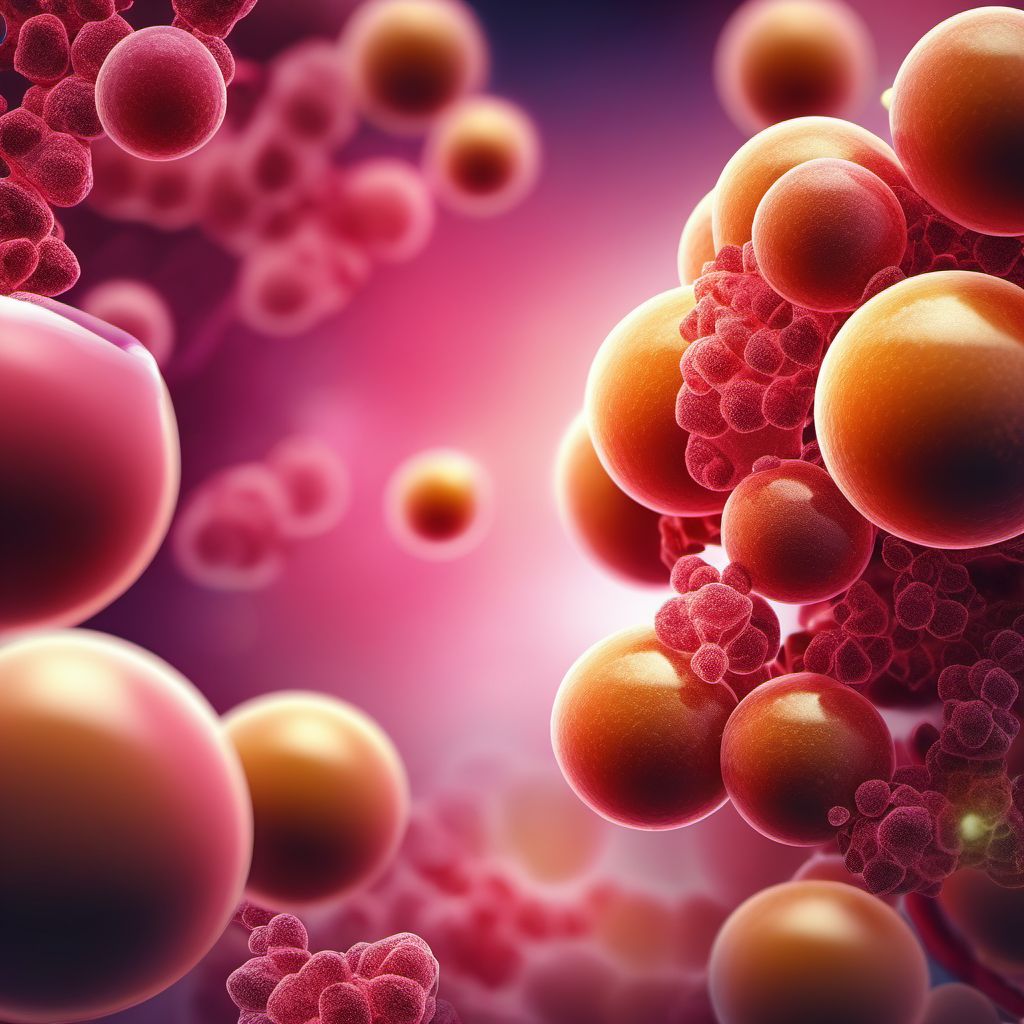 Malignant neoplasm of gum digital illustration