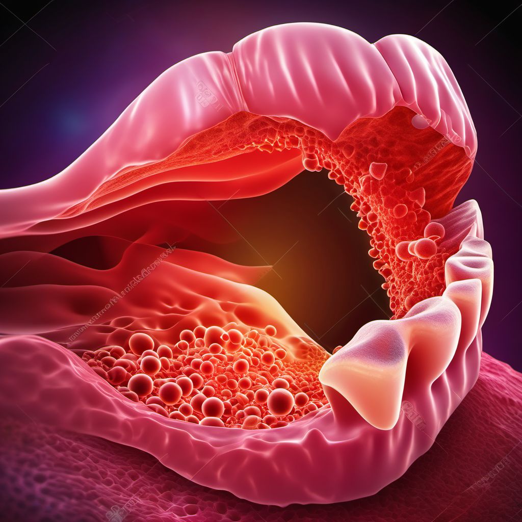 Malignant neoplasm of mouth, unspecified digital illustration