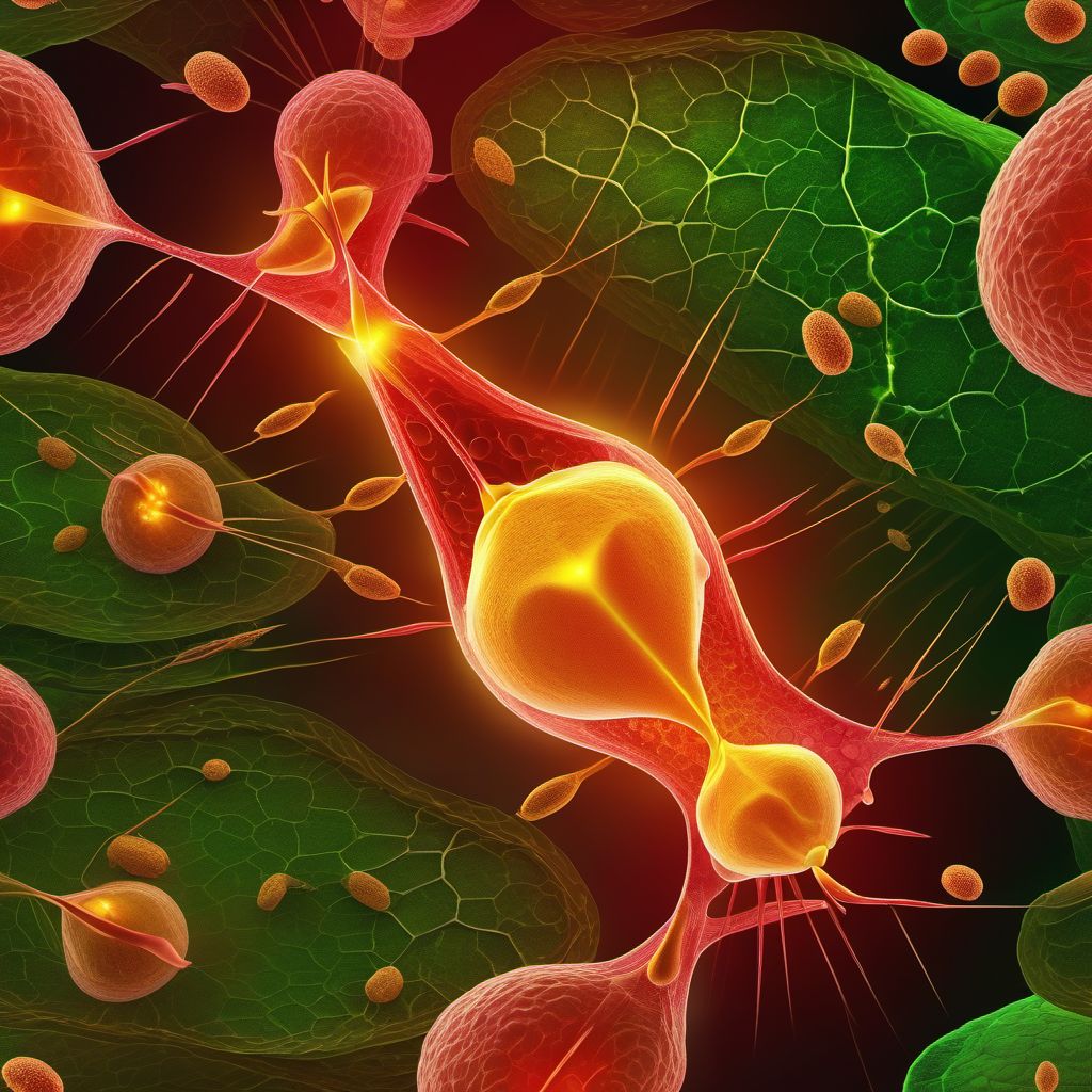 Malignant neoplasm of gallbladder digital illustration