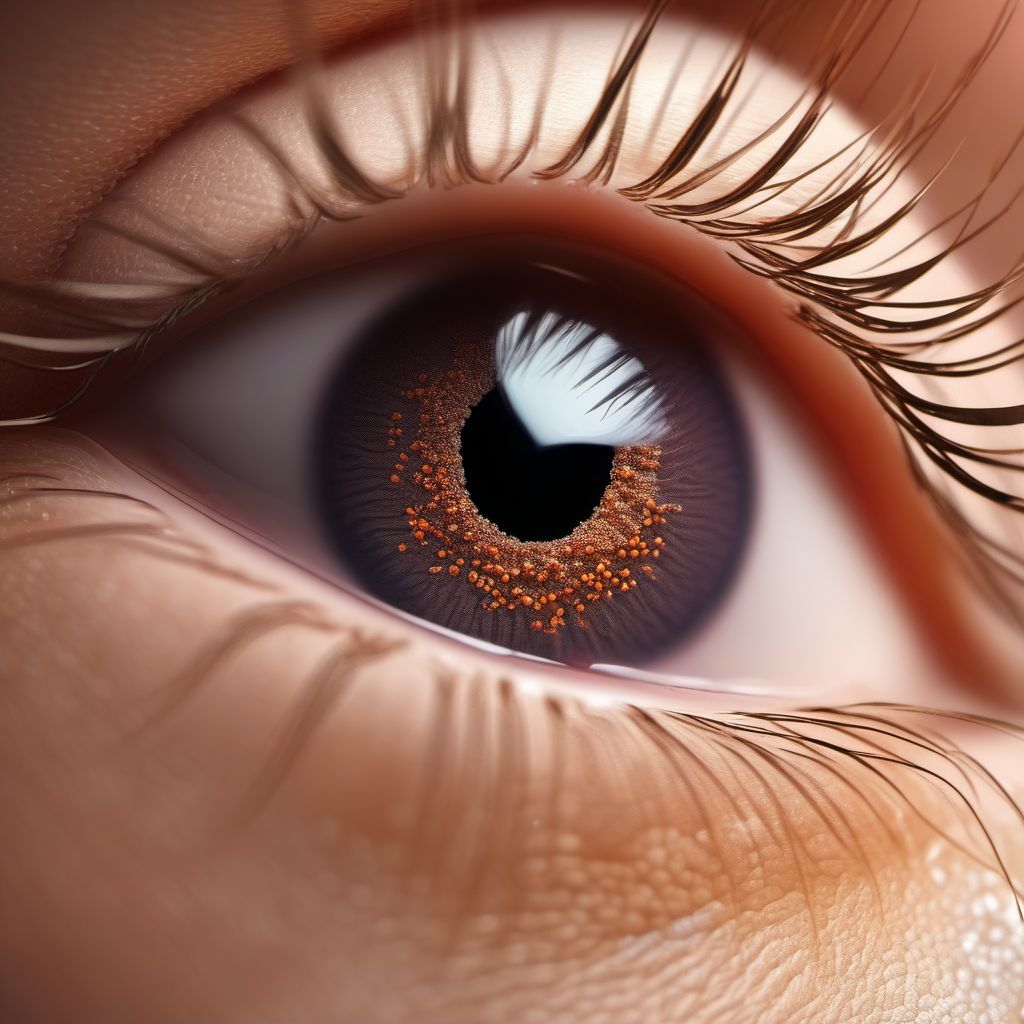 Other and unspecified malignant neoplasm of skin of eyelid, including canthus digital illustration