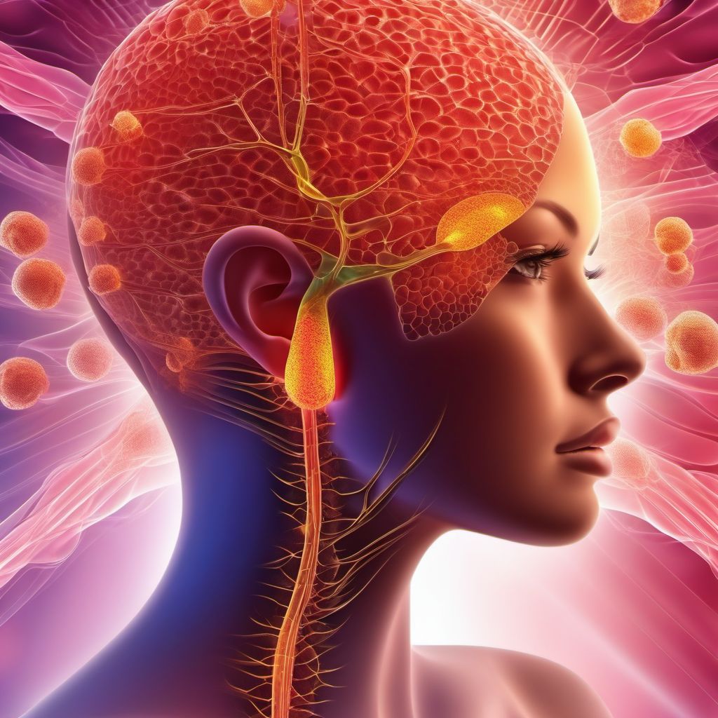 Other and unspecified malignant neoplasm of skin of scalp and neck digital illustration