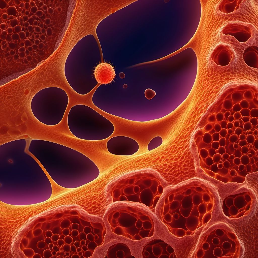 Squamous cell carcinoma of skin of trunk digital illustration