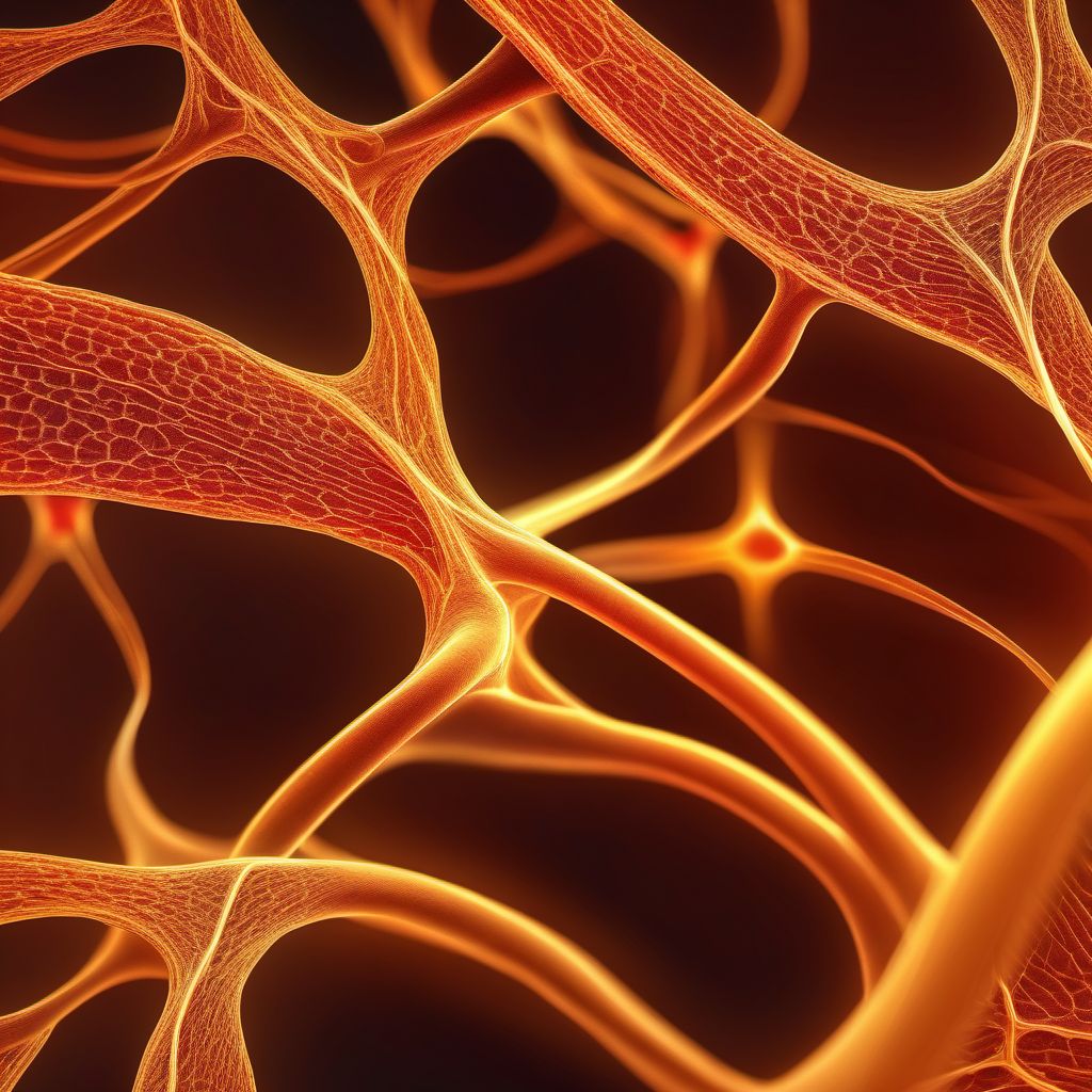 Malignant neoplasm of peripheral nerves of trunk, unspecified digital illustration