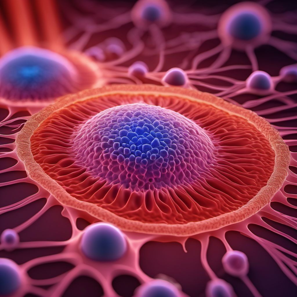 Malignant neoplasm of retroperitoneum and peritoneum digital illustration