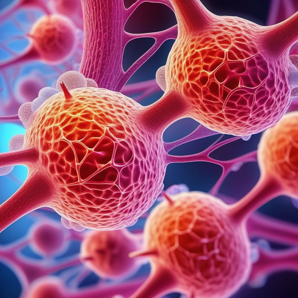 Malignant neoplasm of connective and soft tissue of trunk, unspecified digital illustration