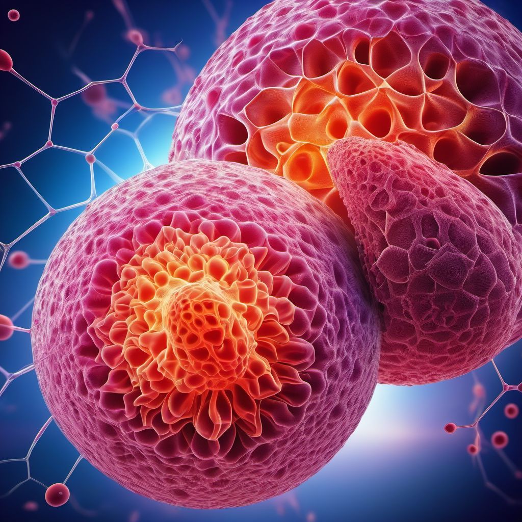 Malignant neoplasm of connective and soft tissue, unspecified digital illustration