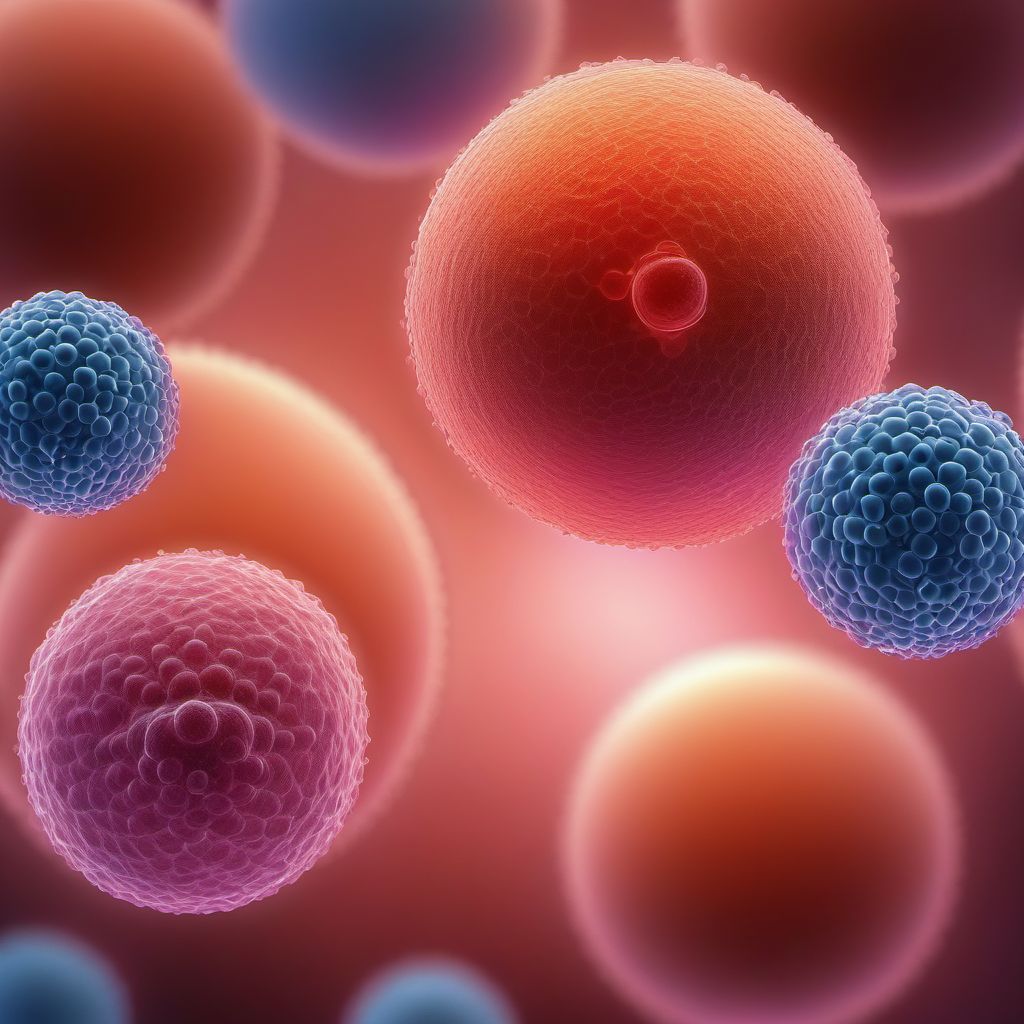 Malignant neoplasm of nipple and areola digital illustration