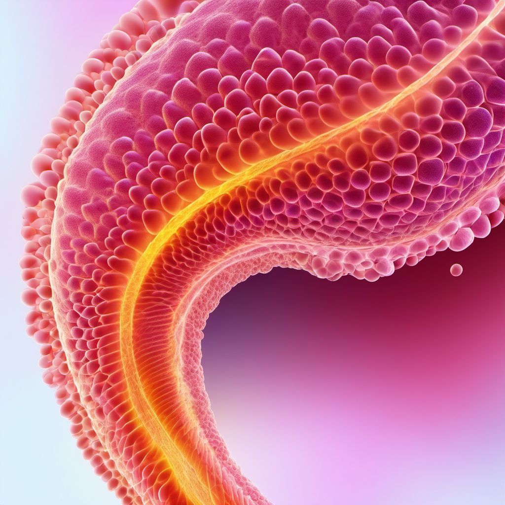 Malignant neoplasm of axillary tail of breast, male digital illustration