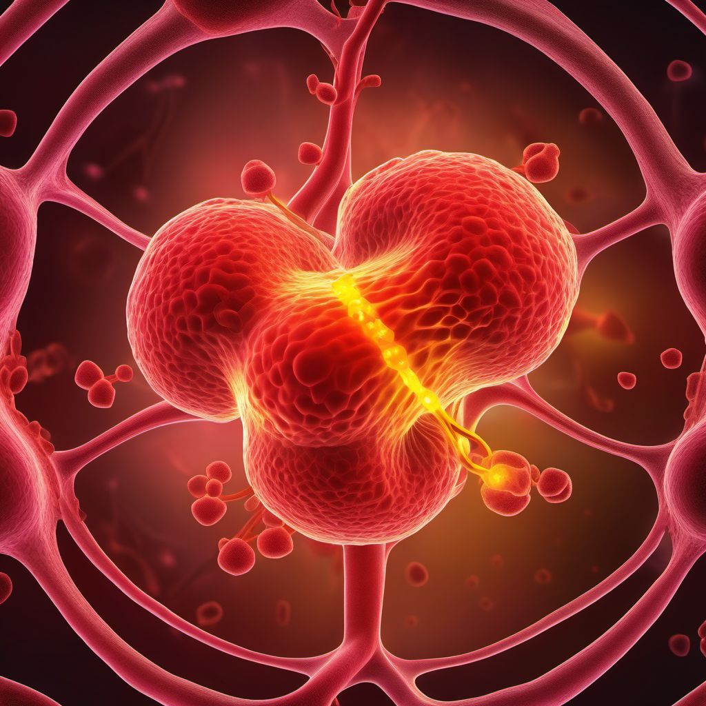 Malignant neoplasm of corpus uteri digital illustration