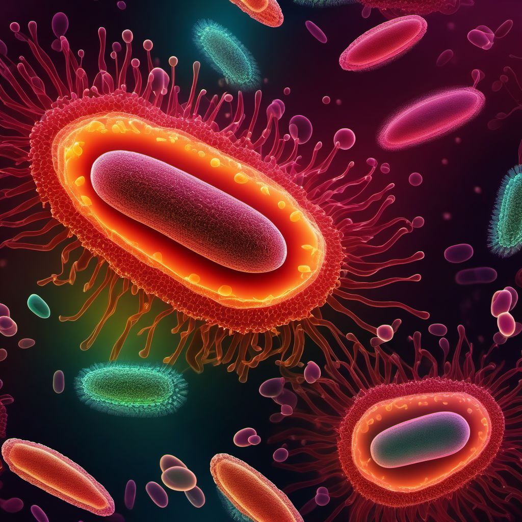 Malignant neoplasm of parametrium digital illustration