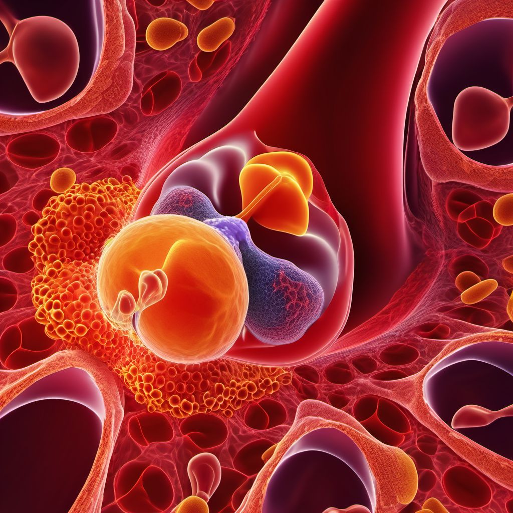 Malignant neoplasm of kidney, except renal pelvis digital illustration
