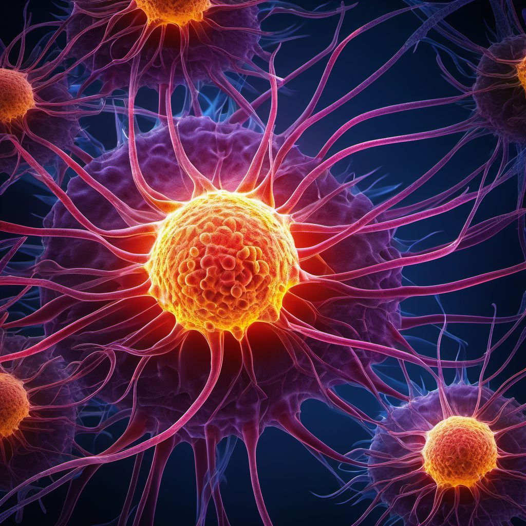 Malignant neoplasm of central nervous system, unspecified digital illustration