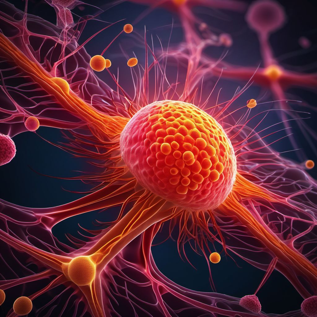 Malignant neoplasm without specification of site digital illustration