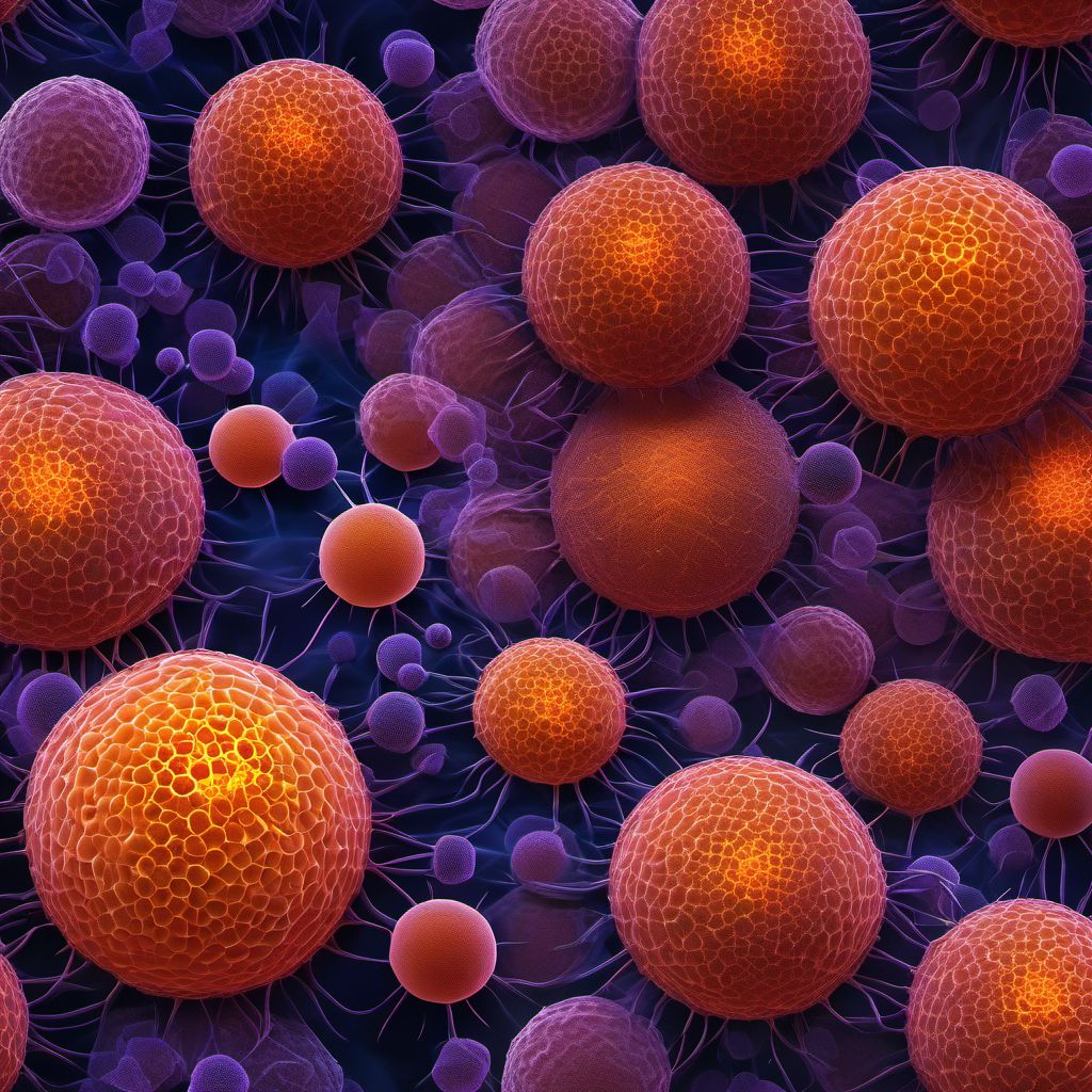 Hodgkin lymphoma digital illustration