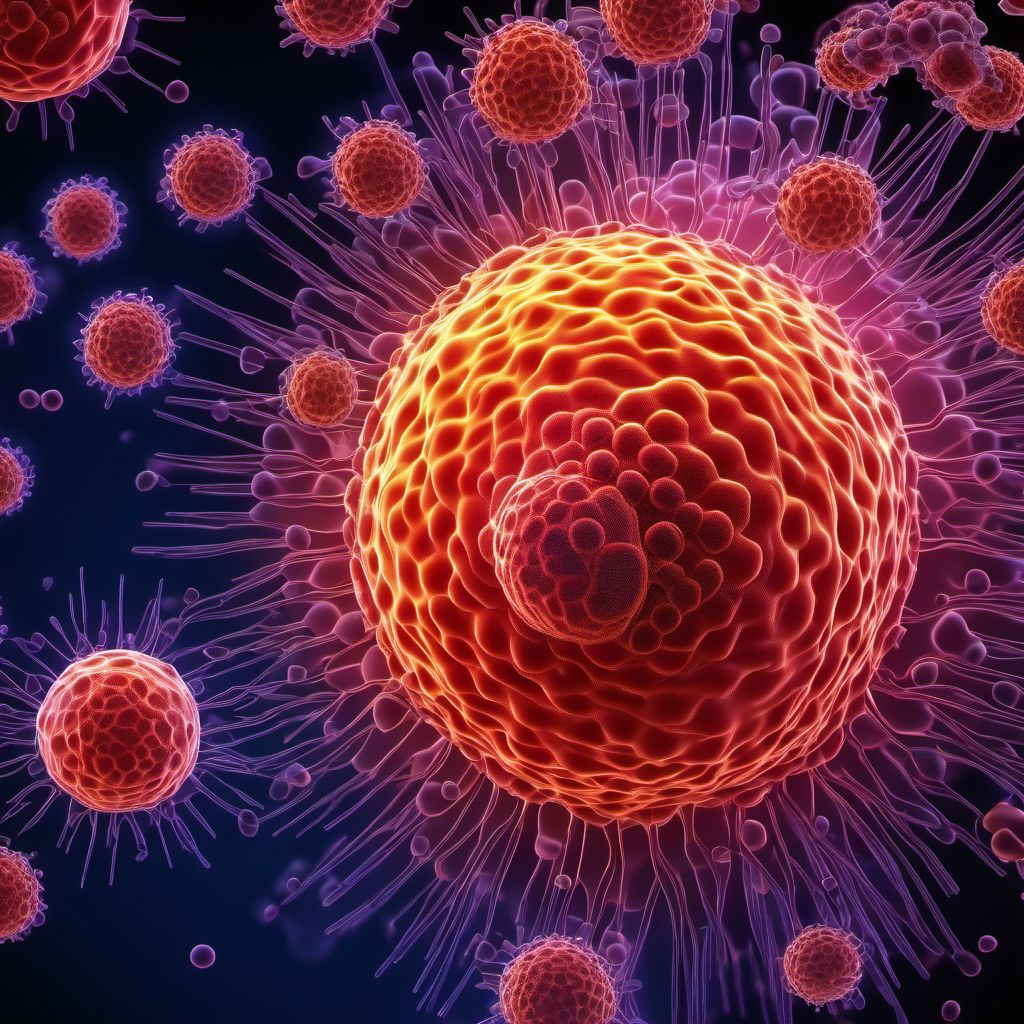 Other Hodgkin lymphoma digital illustration