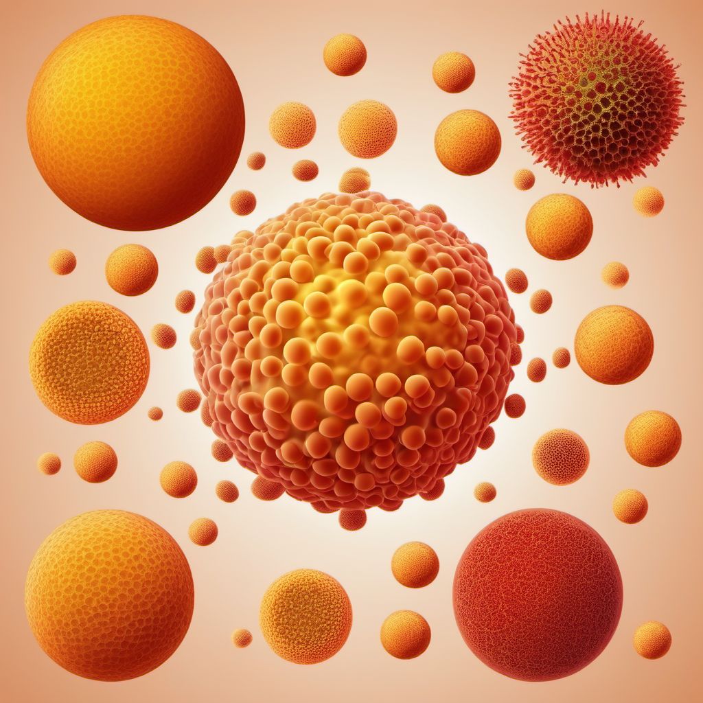 Other types of follicular lymphoma digital illustration