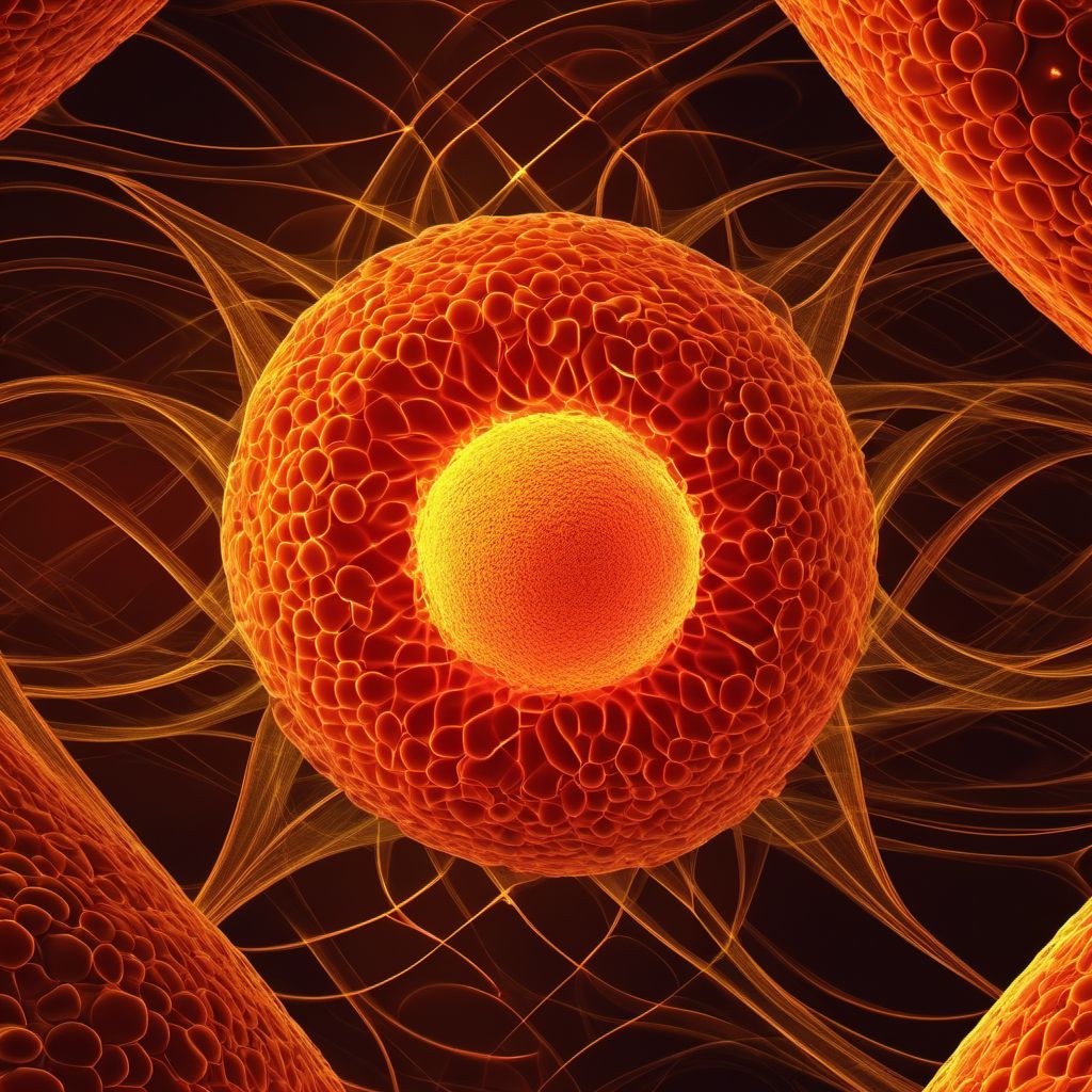 Other non-follicular lymphoma digital illustration
