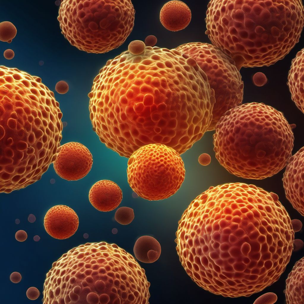 Mycosis fungoides digital illustration