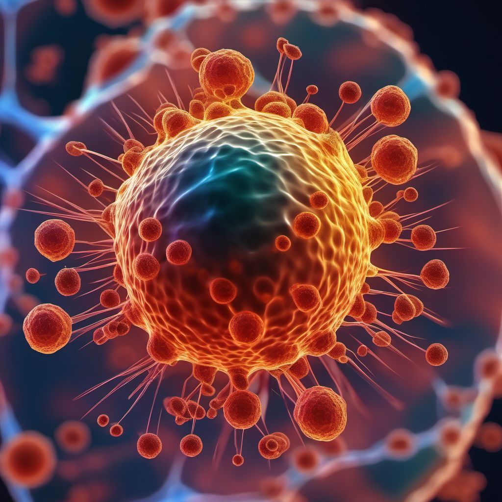 Anaplastic large cell lymphoma, ALK-positive digital illustration