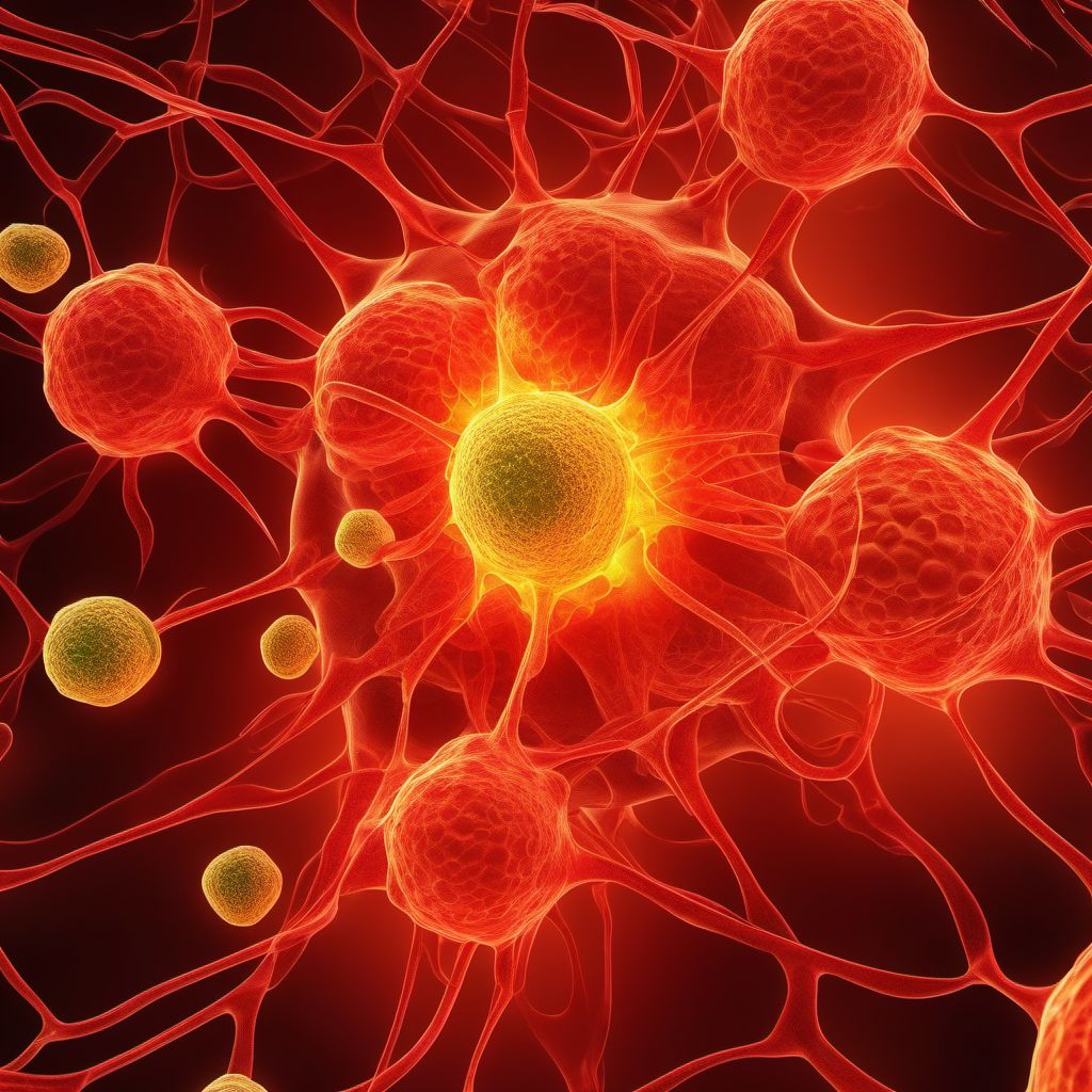 Anaplastic large cell lymphoma, ALK-negative digital illustration
