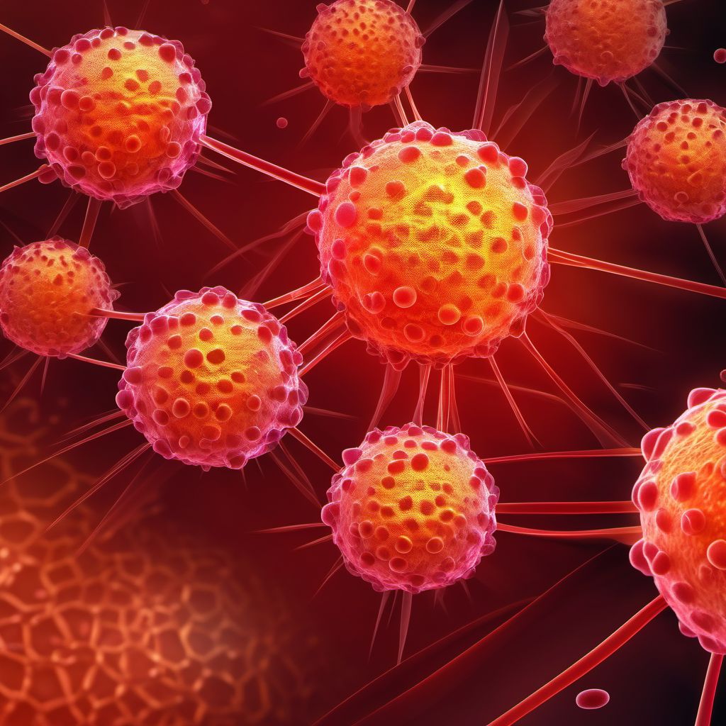 Cutaneous T-cell lymphoma, unspecified digital illustration