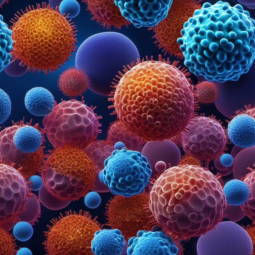Malignant immunoproliferative diseases and certain other B-cell lymphomas digital illustration