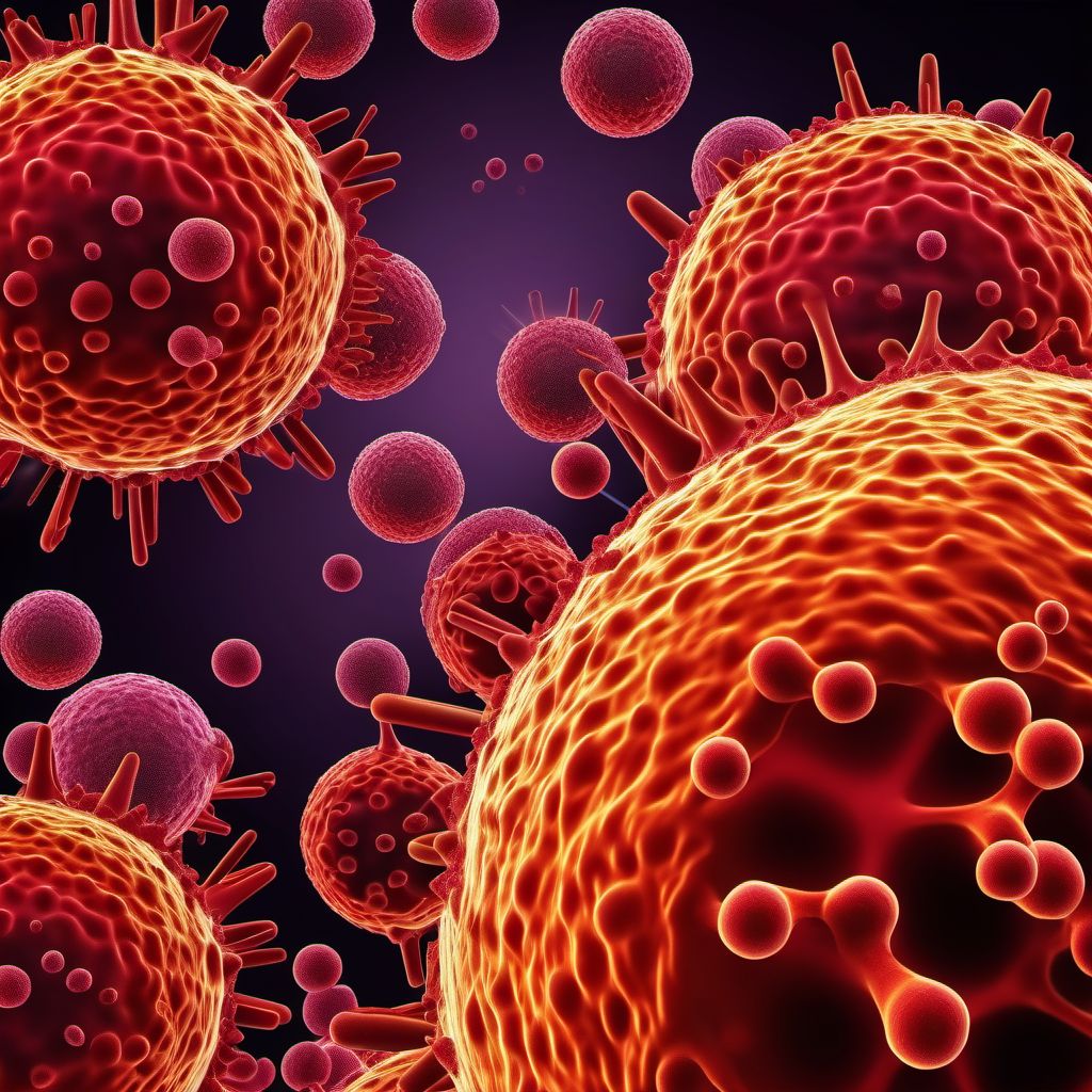 Multiple myeloma digital illustration